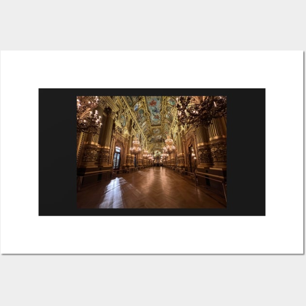 The grand foyer of the Opéra Garnier Wall Art by dreamtravel